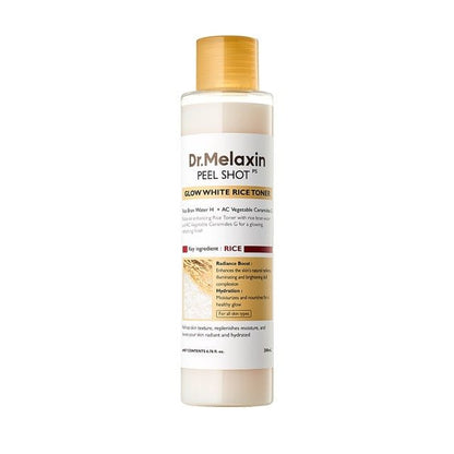 Dr.Melaxin Peel Shot Glow Rice Toner 200ml - Daebak