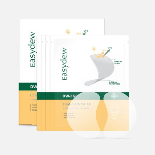 Easydew DW-EGF Peptide Clear Sun Patch 4 Packs - Daebak