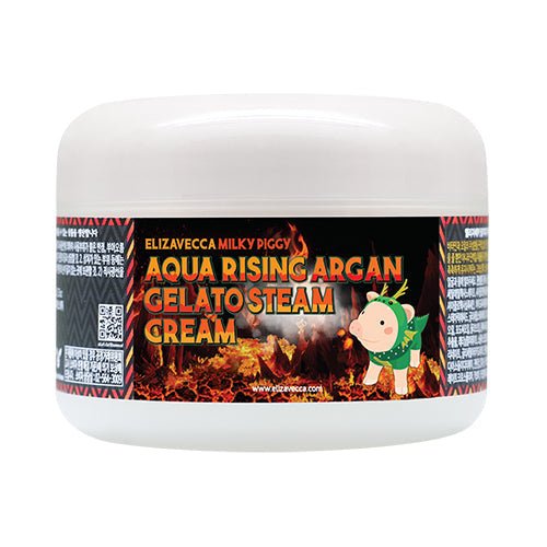 Elizavecca Aqua Rising Argan Gelato Steam Cream 100ml - Daebak