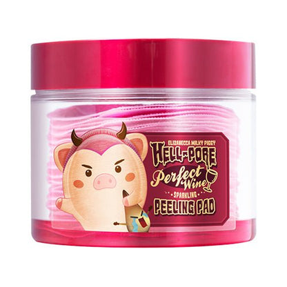 Elizavecca Milky Piggy Hell-Pore Perfect Wine Peeling Pad 30pcs/200ml - Daebak