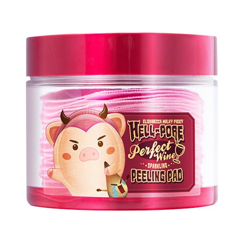 Elizavecca Milky Piggy Hell-Pore Perfect Wine Peeling Pad 30pcs/200ml - Daebak