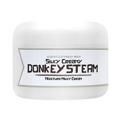 Elizavecca Silky Creamy Donkey Steam Moisture Milky Cream 100g - Daebak