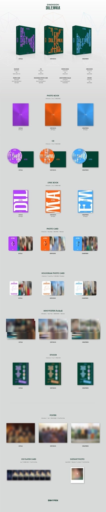 ENHYPEN - DIMENSION: DILEMMA (1st Studio Album) - Daebak