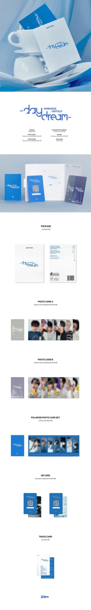 Enhypen Romance: Untold Daydream Weverse Album Version - Daebak