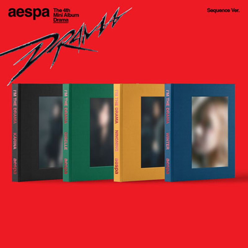 aespa - Drama (4th Mini Album) Sequence Ver. 4-SET