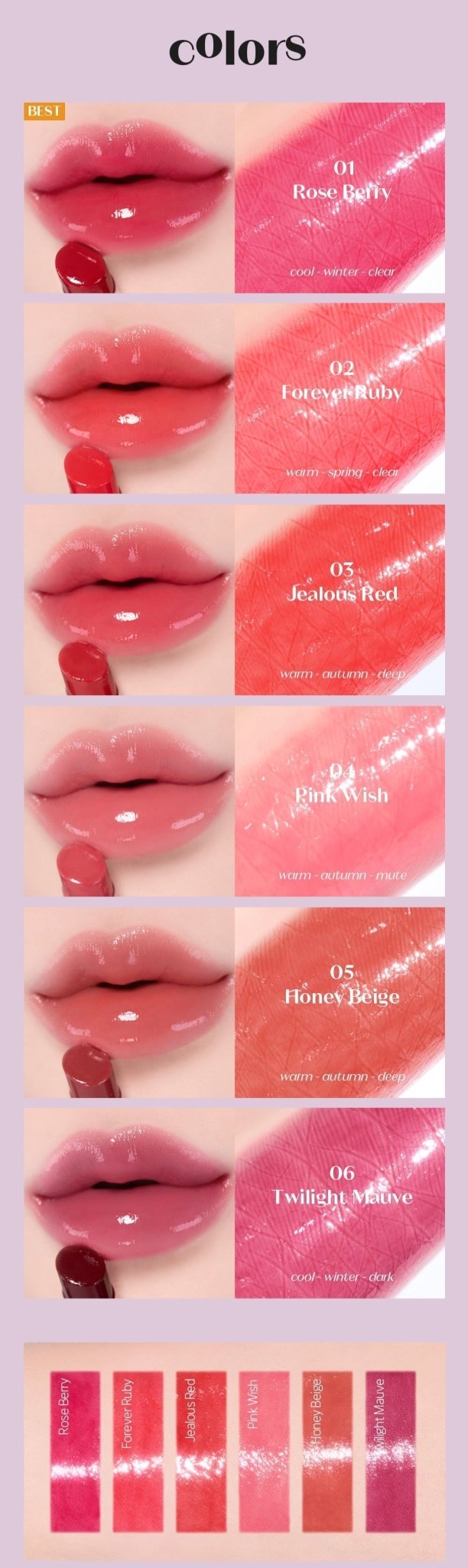 ETUDE Color Lasting Glow Stick 3.2g - Daebak