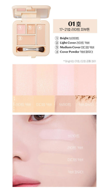 ETUDE Double Lasting Artist Concealer Palette 5.3g - Daebak