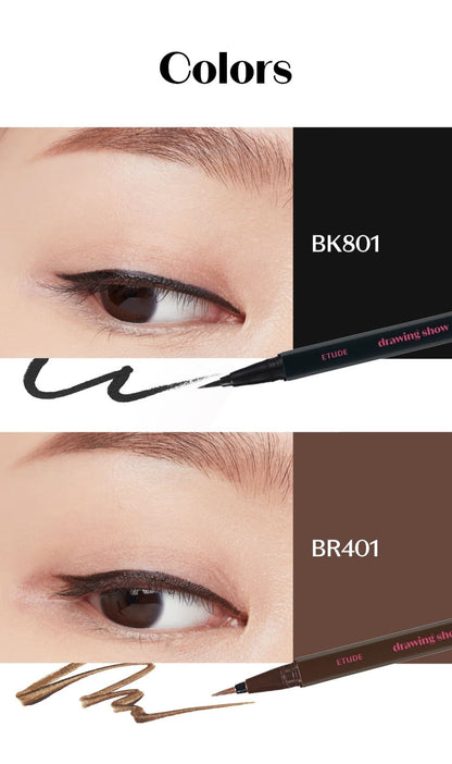 ETUDE Drawing Show Brush Eyeliner 0.6g - Daebak