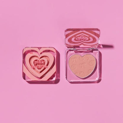 ETUDE Heart Flutter Blusher 4g Pinkarchive - Daebak