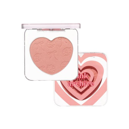 ETUDE Heart Flutter Blusher 4g Pinkarchive - Daebak