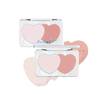 ETUDE Heart Pop Duo Blusher 7.5g - Daebak