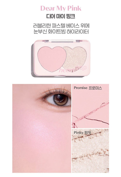 ETUDE Heart Pop Duo Blusher 7.5g - Daebak