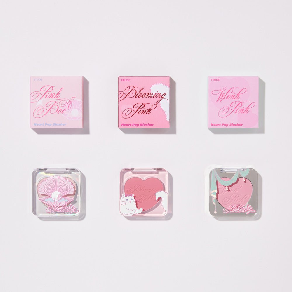 ETUDE Pink Shy Heart Pop Blusher 4g - Daebak