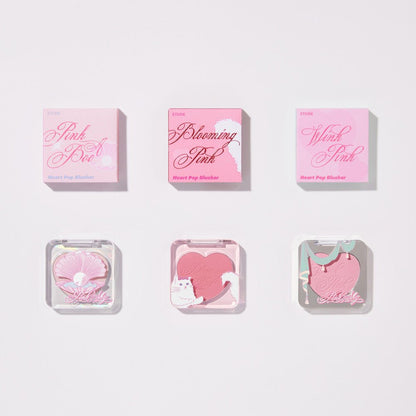 ETUDE Pink Shy Heart Pop Blusher 4g - Daebak