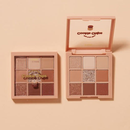 ETUDE Play Color Eyes 9-Color 7.2g Cookie Chips - Daebak