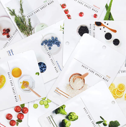 EUNYUL Daily Care Facial Sheet Mask 22ml*10ea (12-type) - Daebak