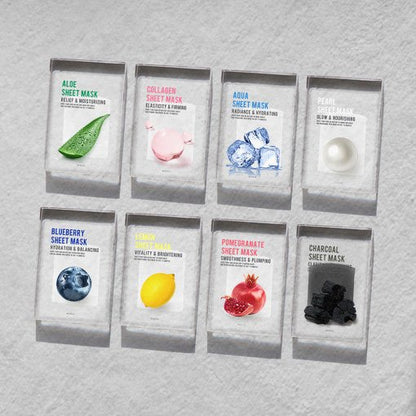 EUNYUL Purity Facial Sheet Mask Pack Set 22ml*10ea (8-types) - Daebak