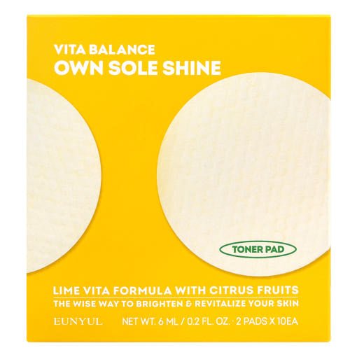 EUNYUL Vita Balance Own Sole Shine Toner Pad 2 Pads*10ea - Daebak