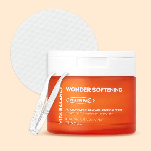 EUNYUL VITA BALANCE WONDER SOFTENING Peeling Pad 70 Pads/190ml - Daebak