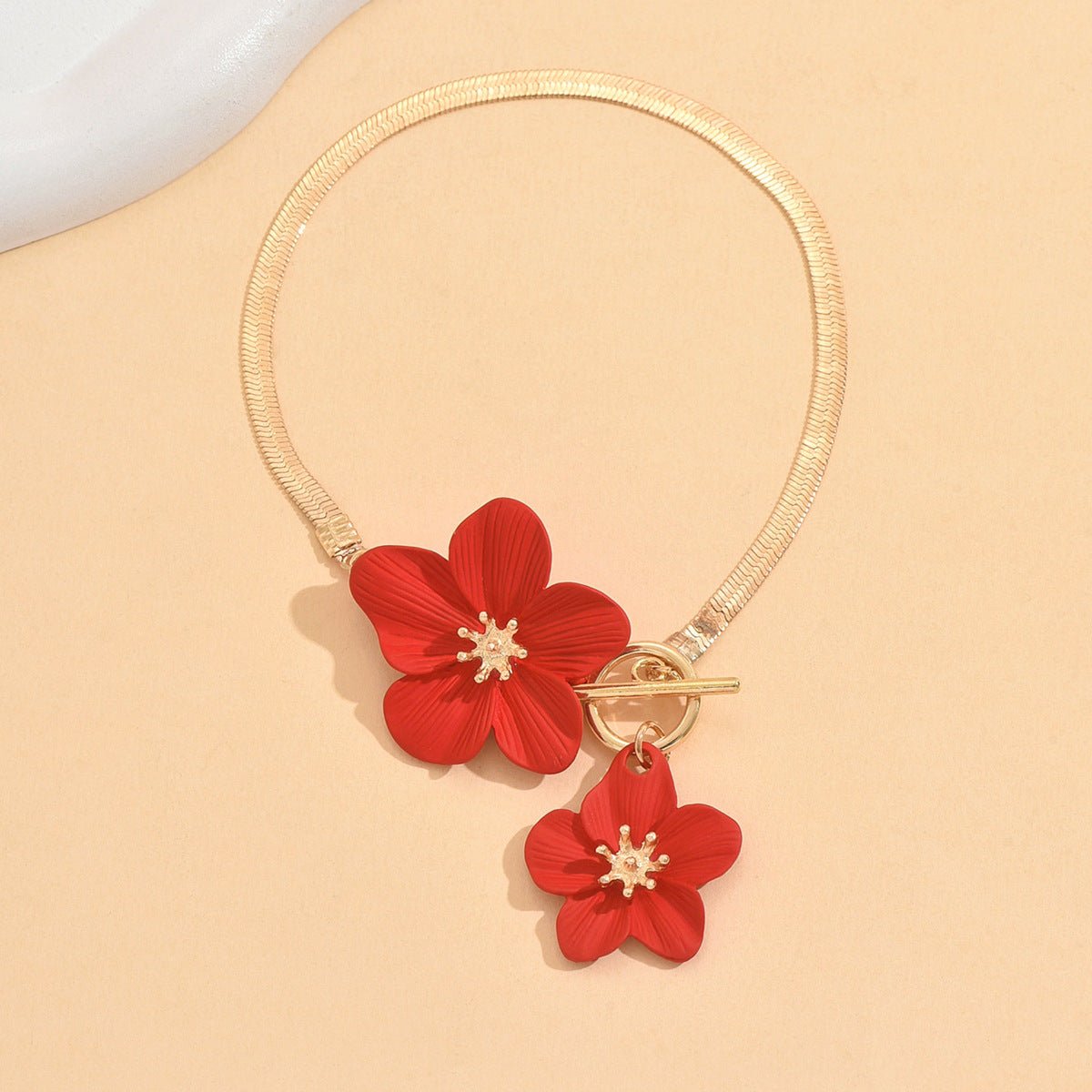 Fashion Simple All-match Flowers Anklet OT Buckle - Daebak