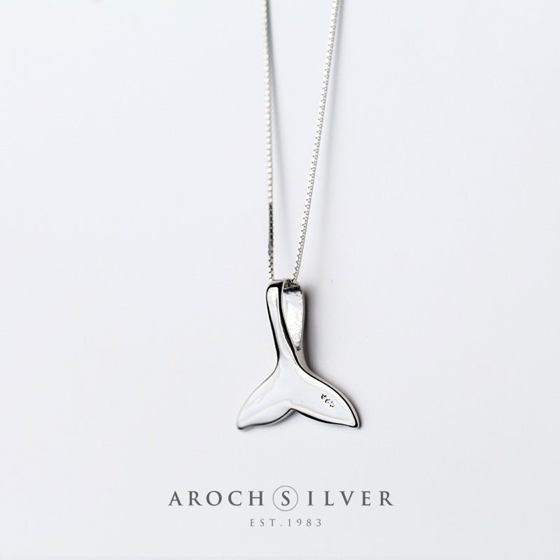 Female Beauty Fish Tail Dolphin Clavicle Necklaces - Daebak
