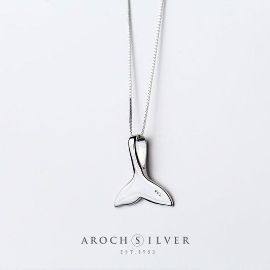 Female Beauty Fish Tail Dolphin Clavicle Necklaces - Daebak