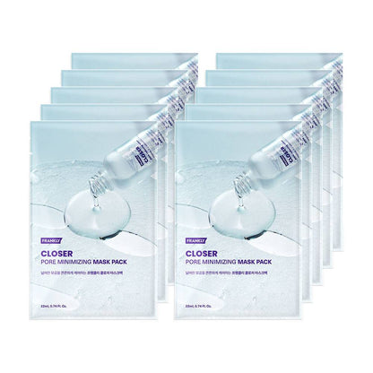 FRANKLY Closer Pore Minimizing Mask Pack 22ml X 10ea - Daebak