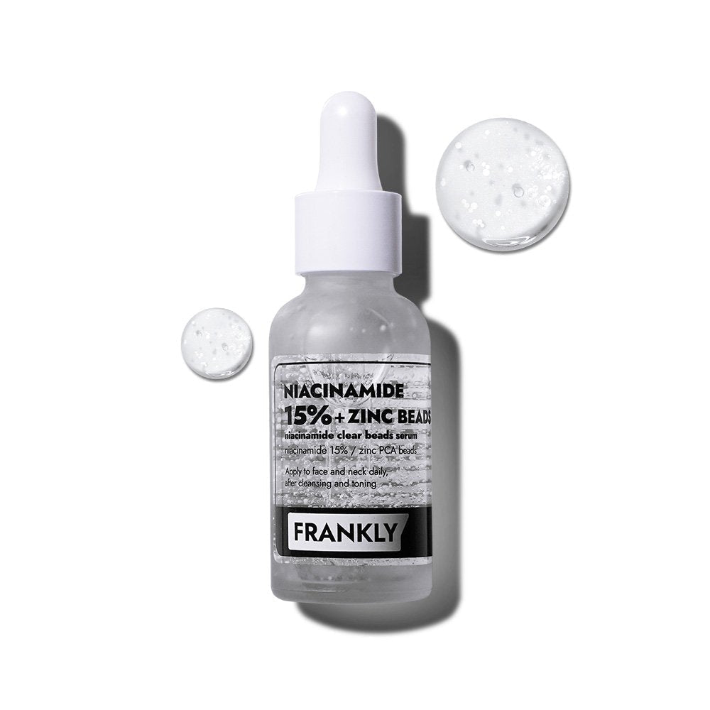 FRANKLY Niacinamide 15% + Zinc Beads Serum 30ml - Daebak