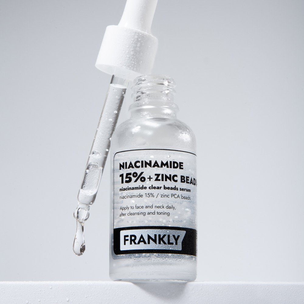 FRANKLY Niacinamide 15% + Zinc Beads Serum 30ml - Daebak
