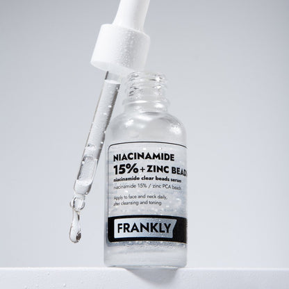 FRANKLY Niacinamide 15% + Zinc Beads Serum 30ml - Daebak