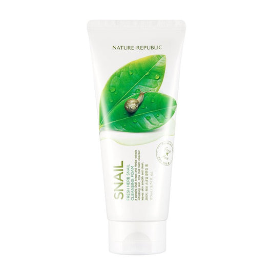 Fresh Herb Cleansing Foam Snail - Daebak