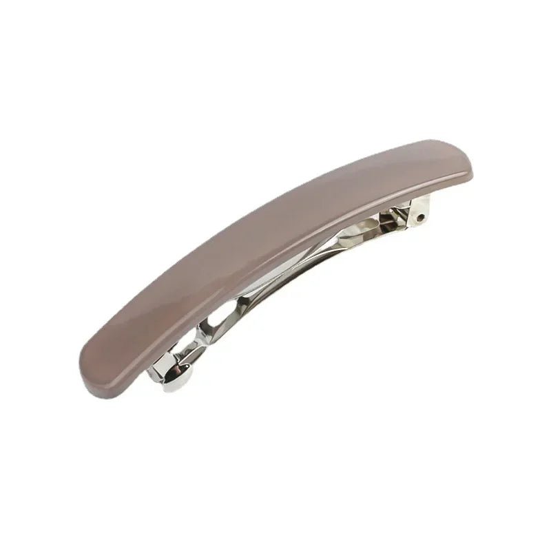 Frosted Back of The Head Hair Clips Headdress Female Lady Simple Large Hair Clip Spring Clip Hair Styling Hairpin Korean Fashion - Daebak