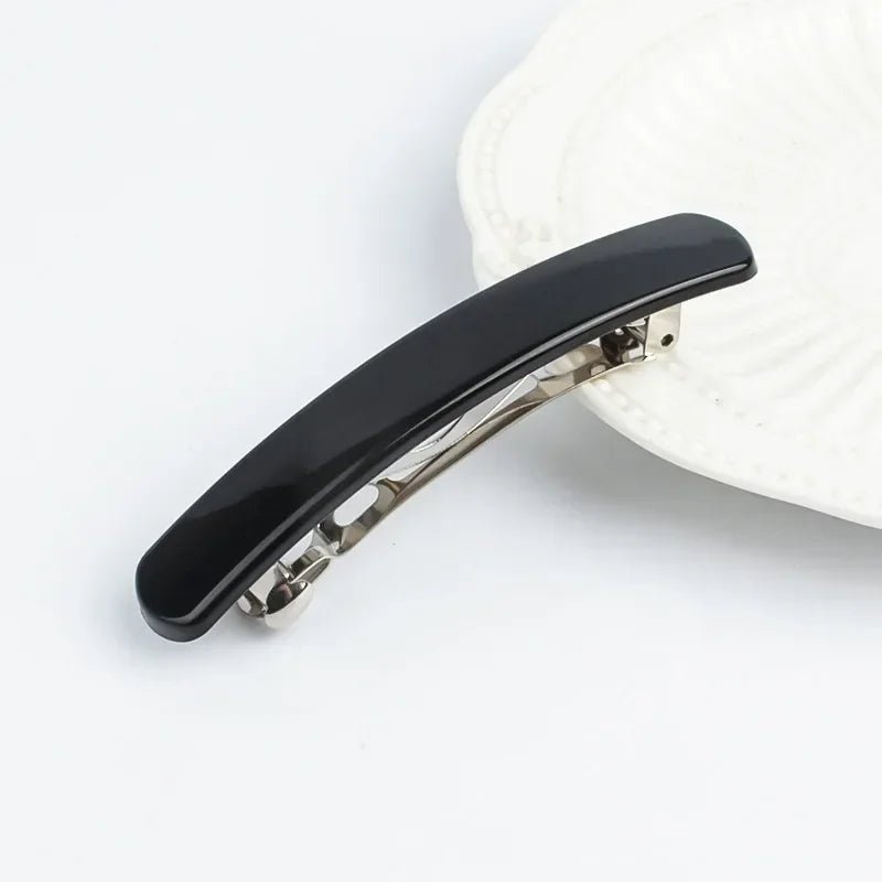 Frosted Back of The Head Hair Clips Headdress Female Lady Simple Large Hair Clip Spring Clip Hair Styling Hairpin Korean Fashion - Daebak