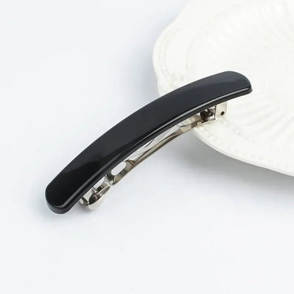 Frosted Back of The Head Hair Clips Headdress Female Lady Simple Large Hair Clip Spring Clip Hair Styling Hairpin Korean Fashion - Daebak