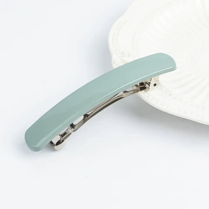 Frosted Back of The Head Hair Clips Headdress Female Lady Simple Large Hair Clip Spring Clip Hair Styling Hairpin Korean Fashion - Daebak