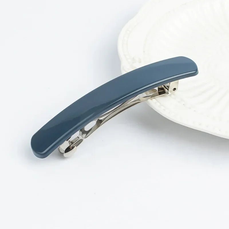 Frosted Back of The Head Hair Clips Headdress Female Lady Simple Large Hair Clip Spring Clip Hair Styling Hairpin Korean Fashion - Daebak