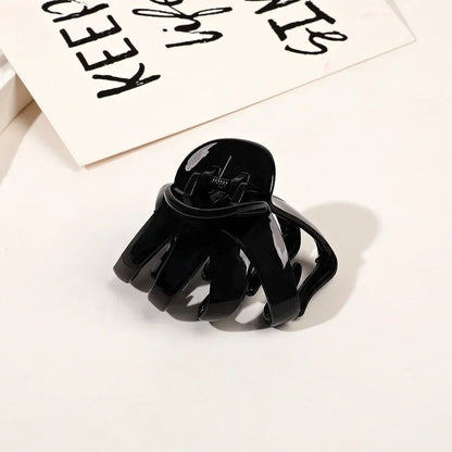 Frosted Octopus Hair Claw Solid Color Ponytail Clip Korean Simple Women Girls Non-Slip Shark Claw Irregular Hair Accessories - Daebak