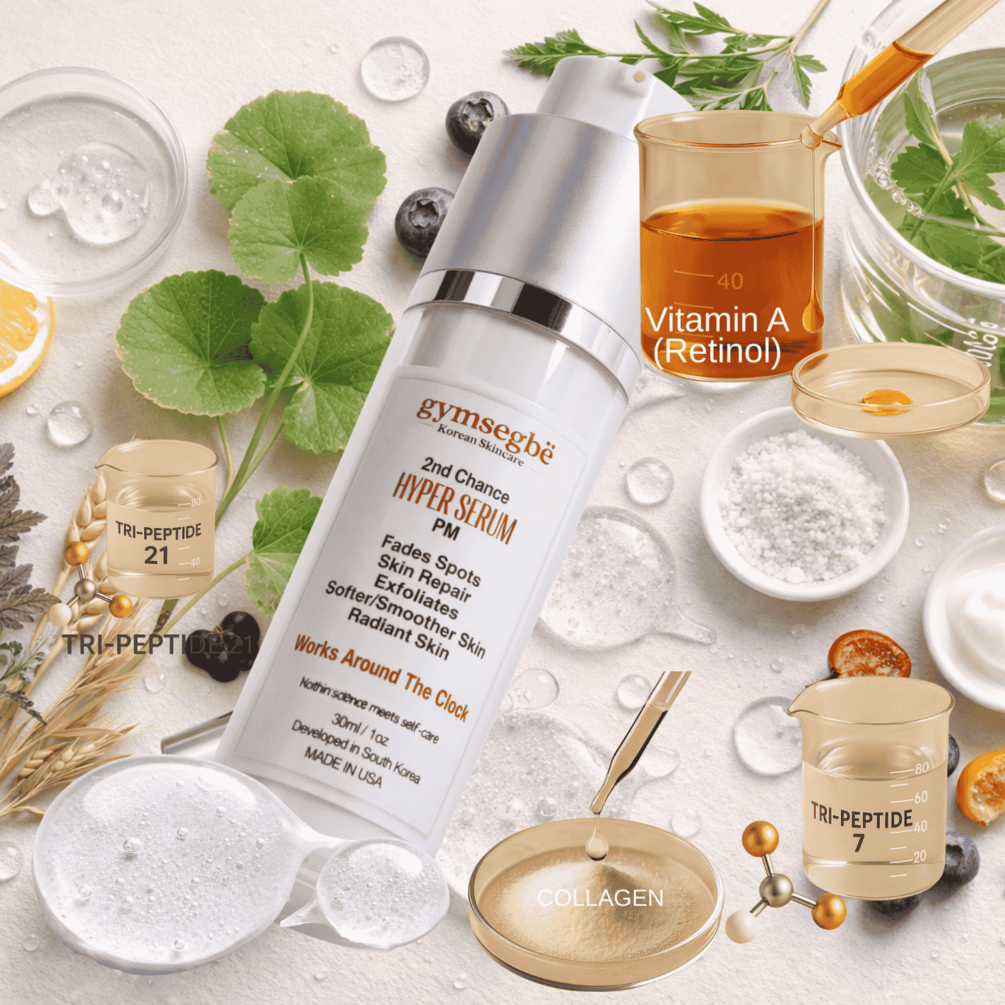 Full-Size Korean Skincare Set for Dark Spots, Fine Lines & Glass Skin - Daebak