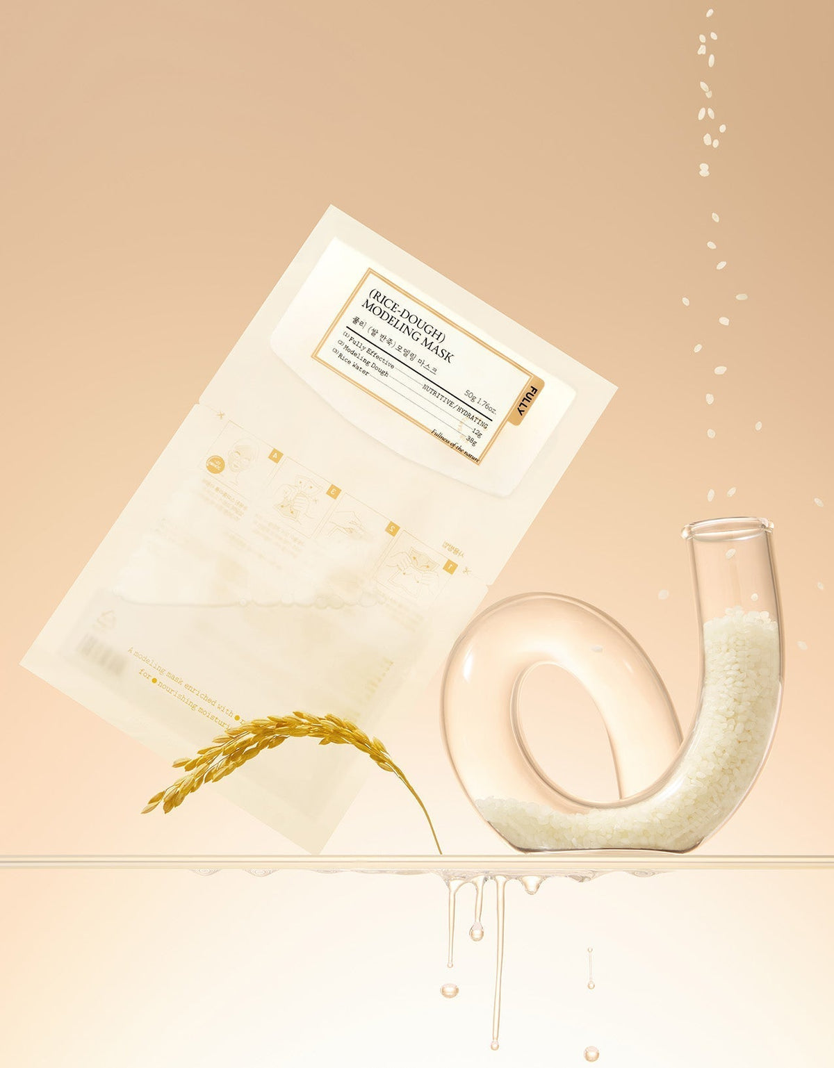 FULLY RICE-DOUGH MODELING MASK 50g*4ea - Daebak