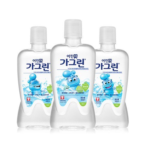 Gagreen Kids Mouthwash 380mlX3ea (Green Grape) - Daebak