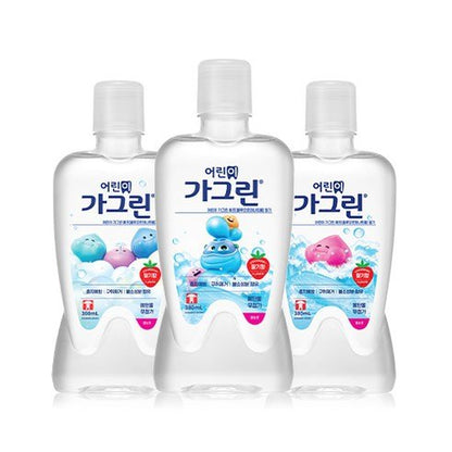 Gagreen Kids Mouthwash 380mlX3ea (Strawberry) - Daebak