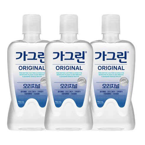 Gagreen Original Mouthwash 750mlX3ea - Daebak