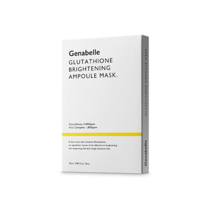 Genabelle Glutathione Brightening Ampoule Mask 25ml X 5ea - Daebak