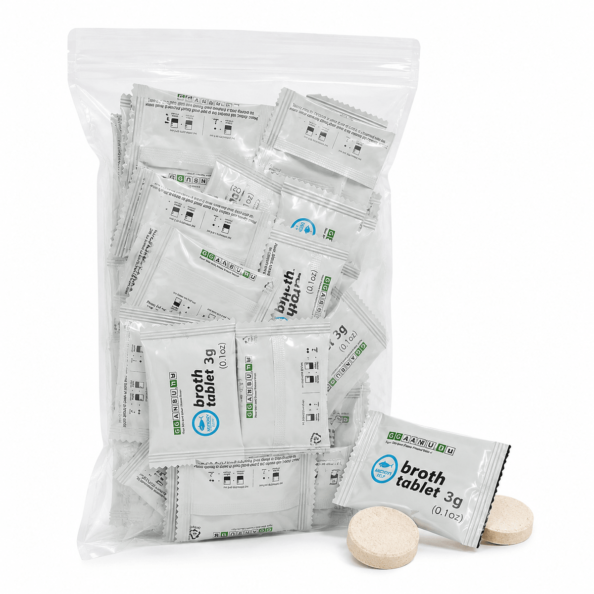 GGANBU Broth tablet Anchovy flavor (3g x 36tablet) - Daebak