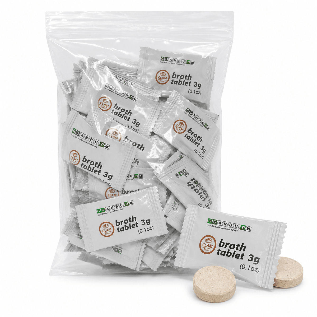 [GGANBU] Broth tablet Clam flavor (3g x 36tablet) - Daebak