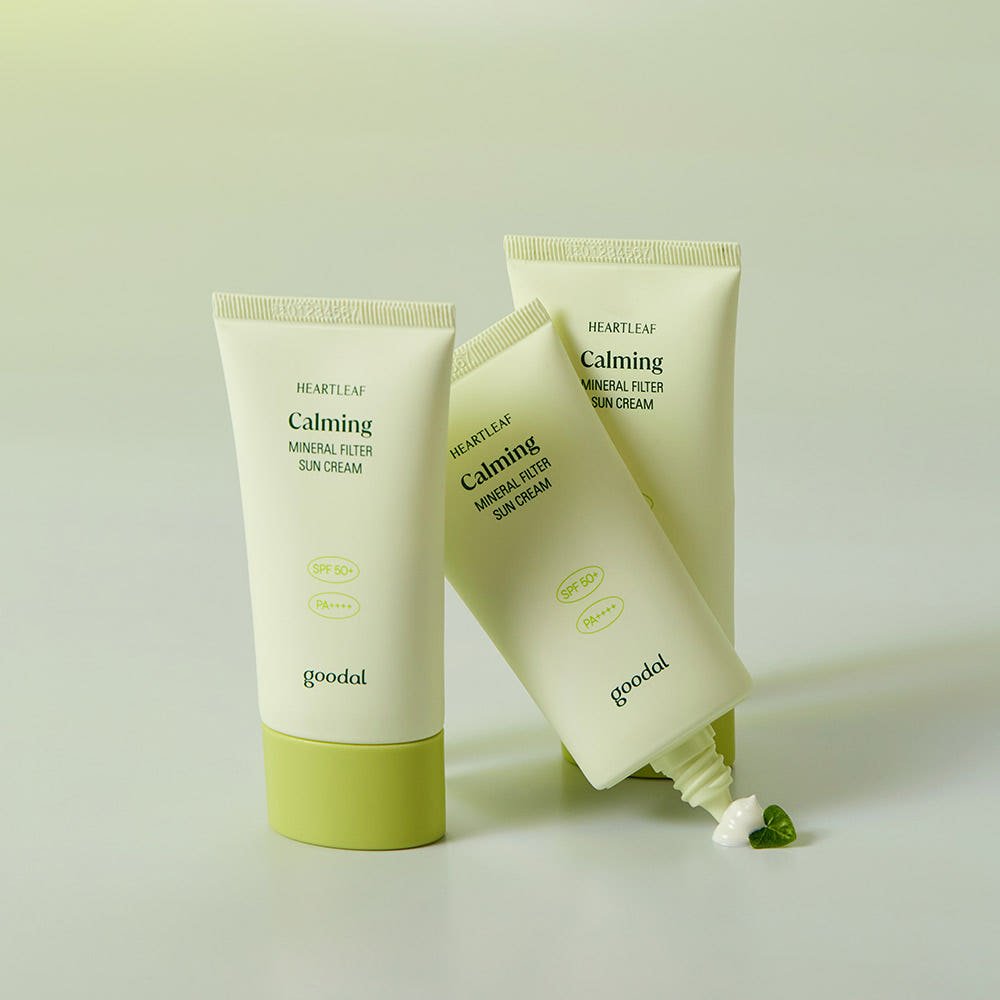 goodal Heartleaf Calming Mineral Filter Sun Cream 50ml SPF50+ PA++++ - Daebak