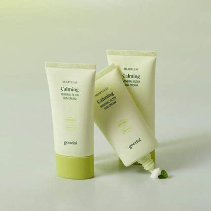 goodal Heartleaf Calming Mineral Filter Sun Cream 50ml SPF50+ PA++++ - Daebak
