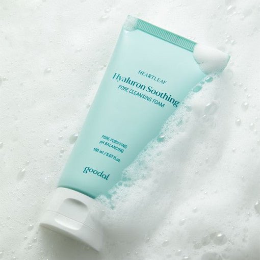 goodal Heartleaf Hyaluron Soothing Pore Cleansing Foam 150ml - Daebak