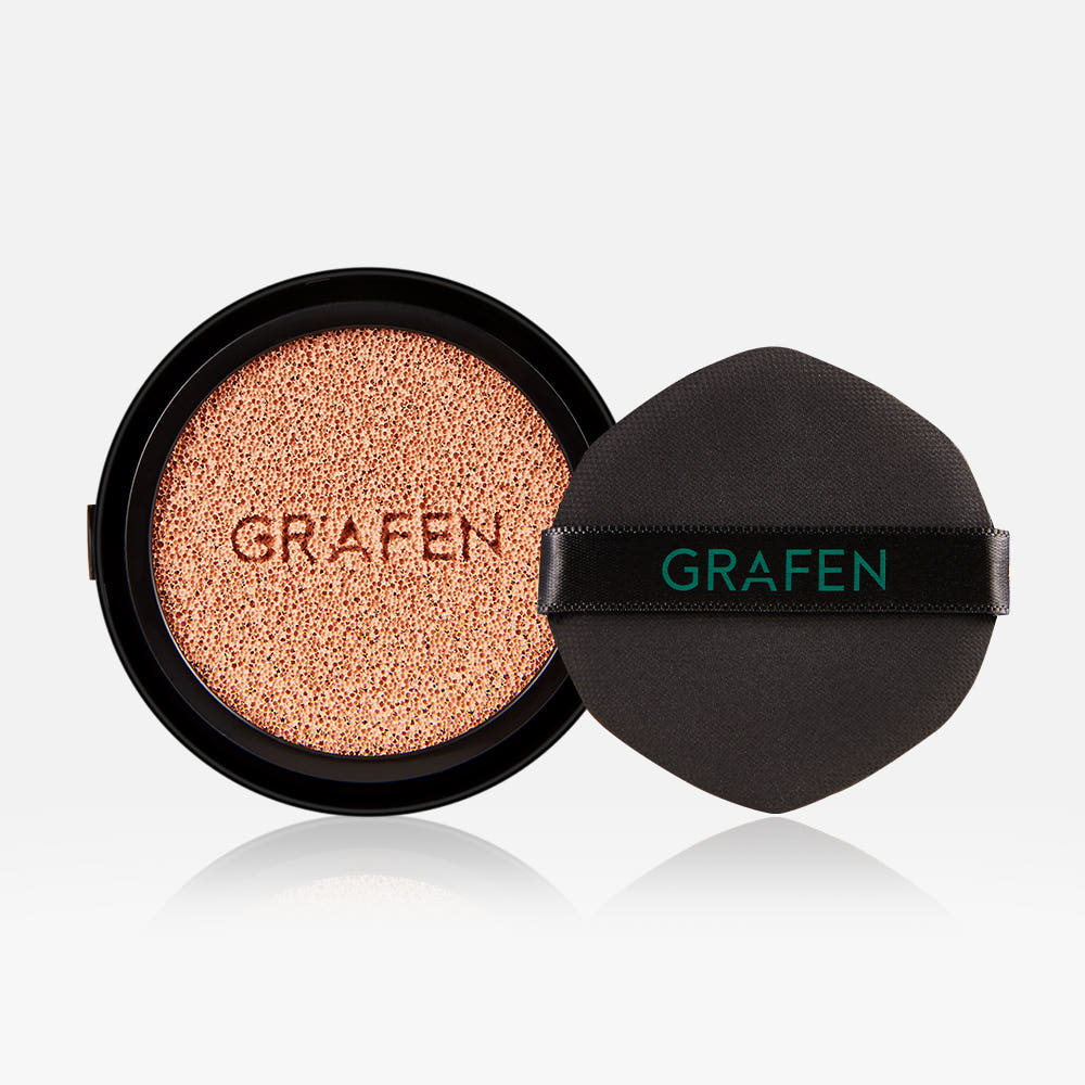 Cushion de cobertura elegante GRAFEN 14g [Refill] (2 cores)