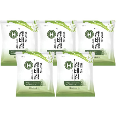 [Haenong] Roasted Gamtae Seaweed (20g, 0.71 oz) - Daebak